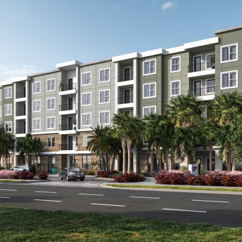 Settle into comfort at Bainbridge Sand Lake a building with cars parked in front